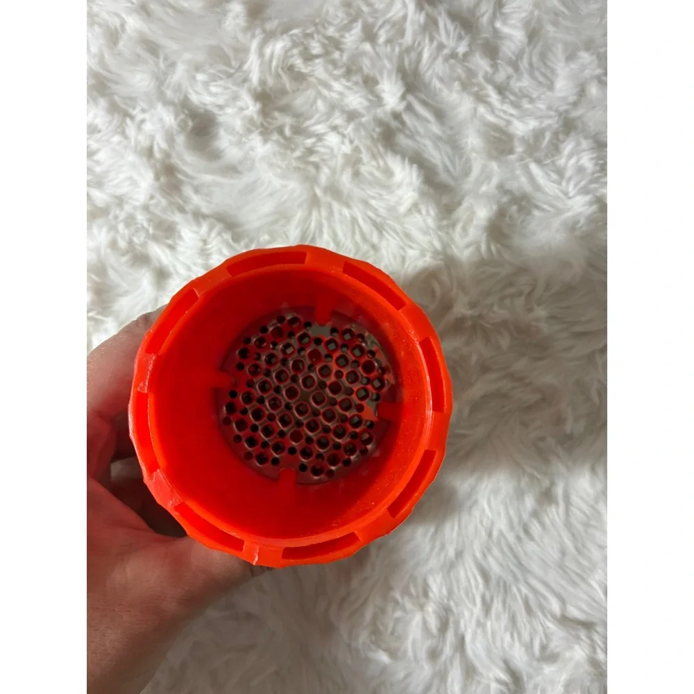 Vintage Alfred E Knobler Orange Rotary Cheese Grater Retro Kitchen Tool 26V94